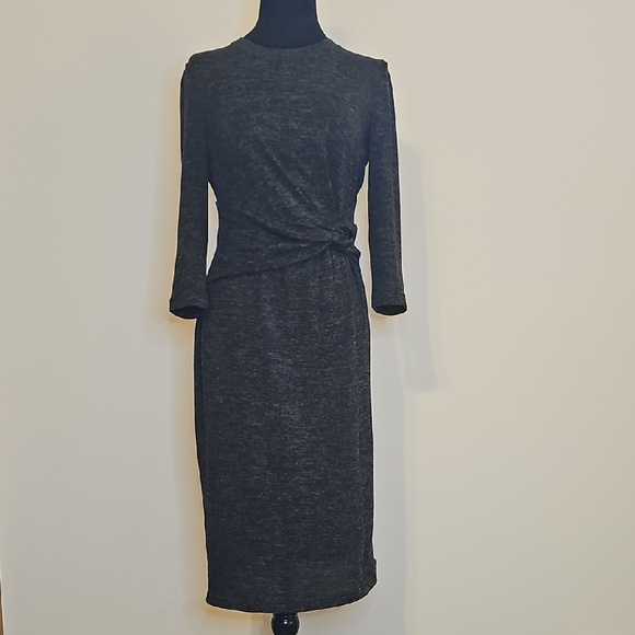 Calvin Klein Dresses & Skirts - CALVIN KLEIN Womens 3/4 Sleeve Round Neck Knee Length Wear To Work Sheath Dress